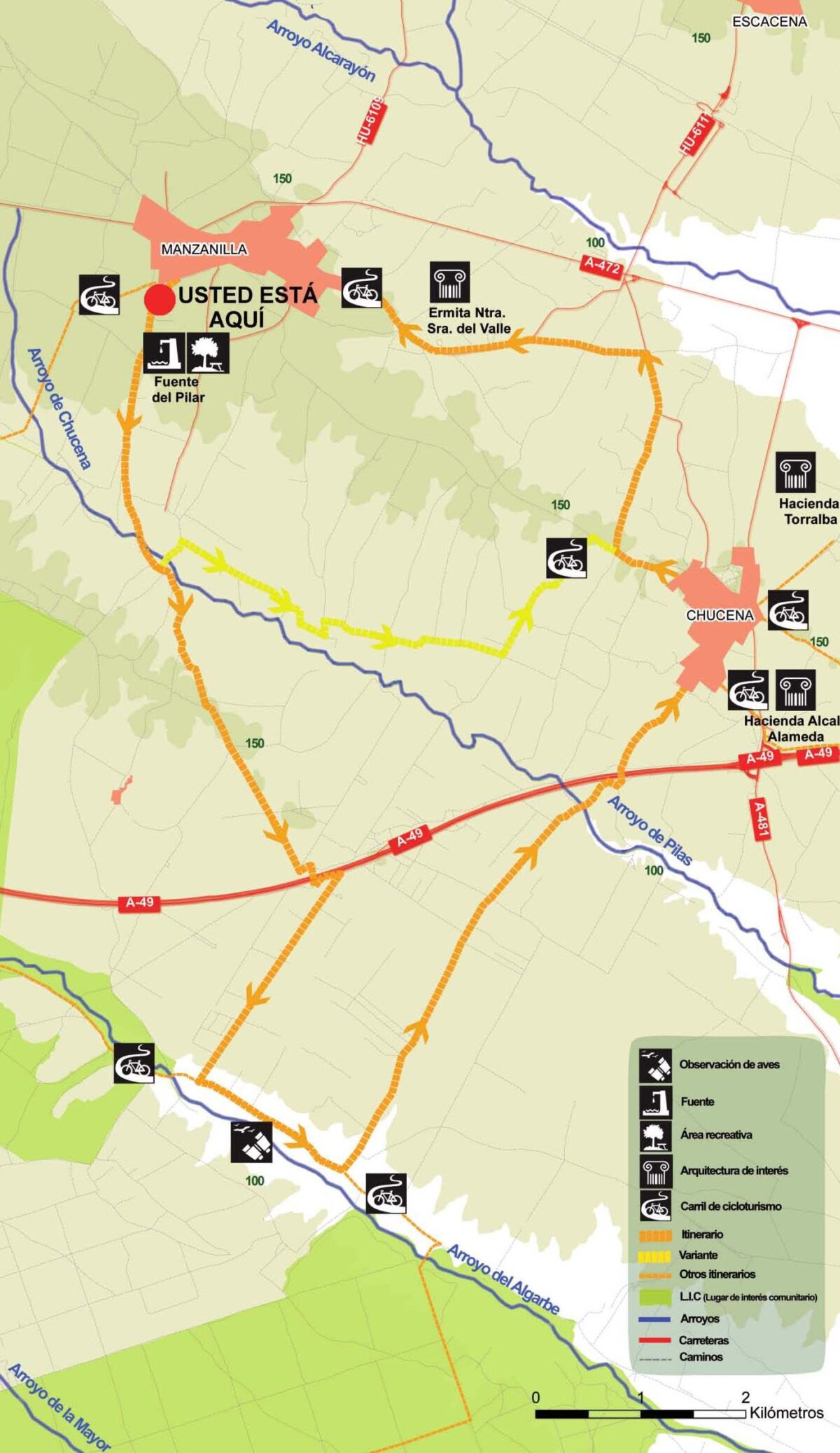 Ruta  «Manzanilla-Chucena»