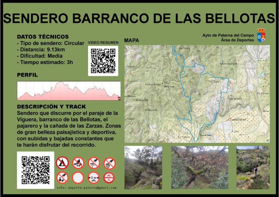 Sendero Barranco de las Bellotas